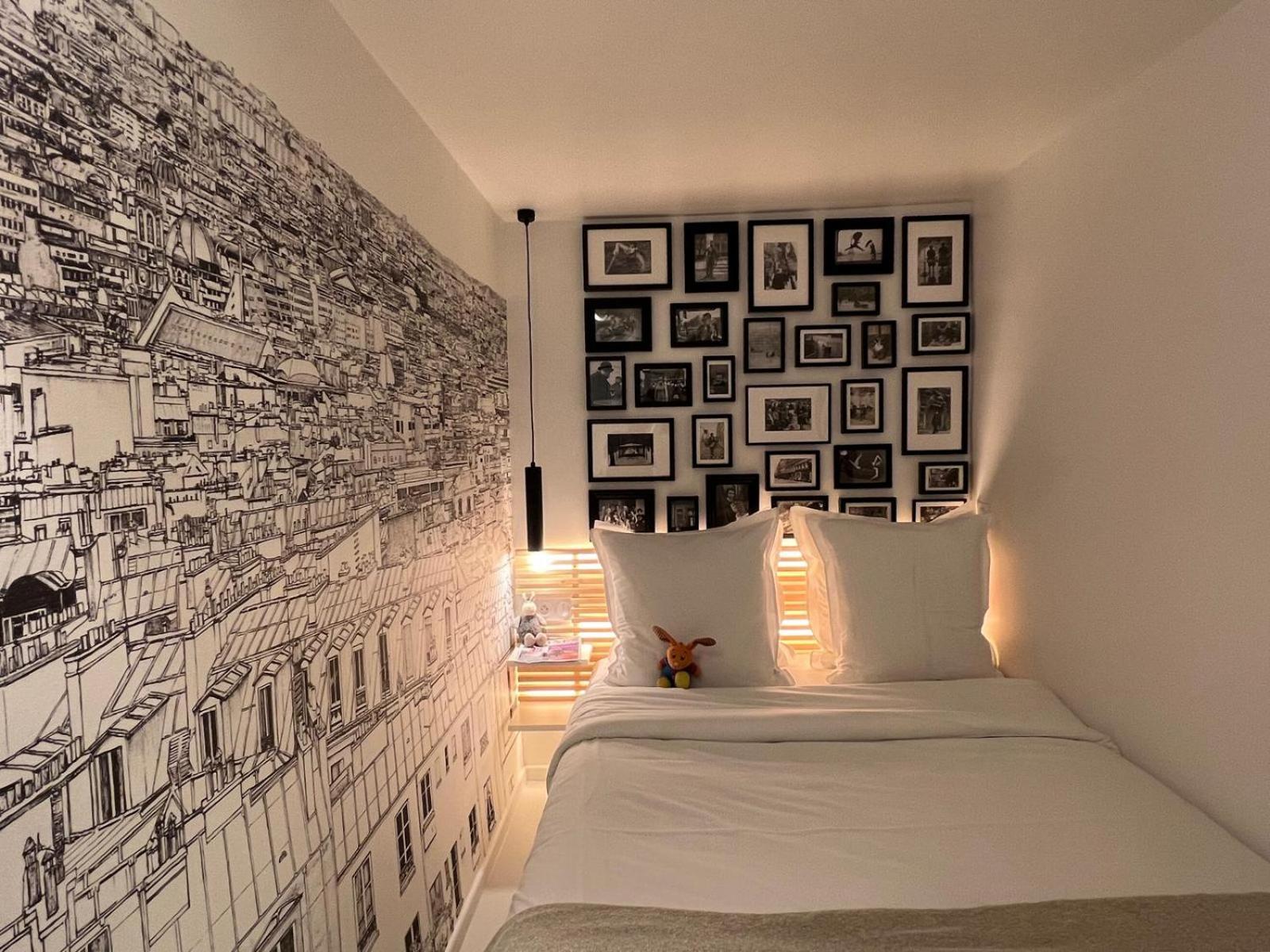 Appartement Design Quartier Montmartre-Sacre-Coeur! Paris Xviiie Kültér fotó